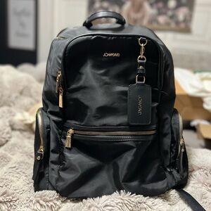 Joann & David Backpack *Black w/gold zipper
